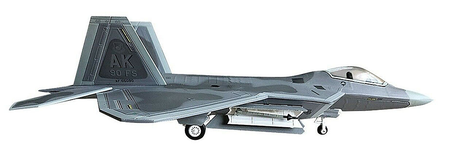 F-22A Raptor 05096 90th FS Elmendorf AFB Pair o’ Dice, 1:72, Air Force One 