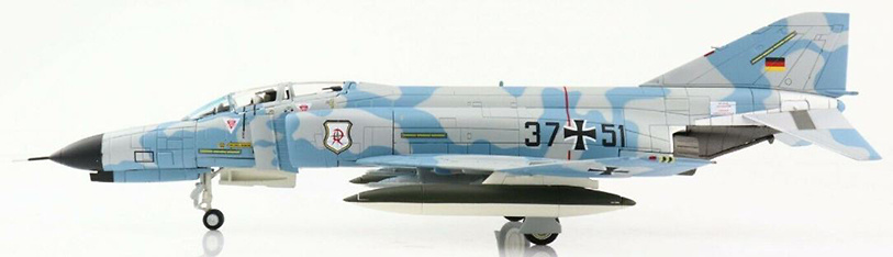 F-4E Phantom II, Luftwaffe JG 71 Richthofen, 37+51 Wolkenmaus, Wittmund AB, Germany, 1976, 1:72, Hobby Master 
