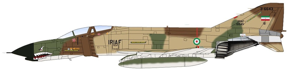 F-4E Phantom II 3-6643, Iranian Air Force, 2010, 1:72, Hobby Master 