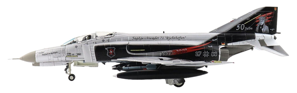 F-4F Phantom II JG-71, 50TH Anniversary 37+03 Luftwaffe, 1:72, Hobby Master 