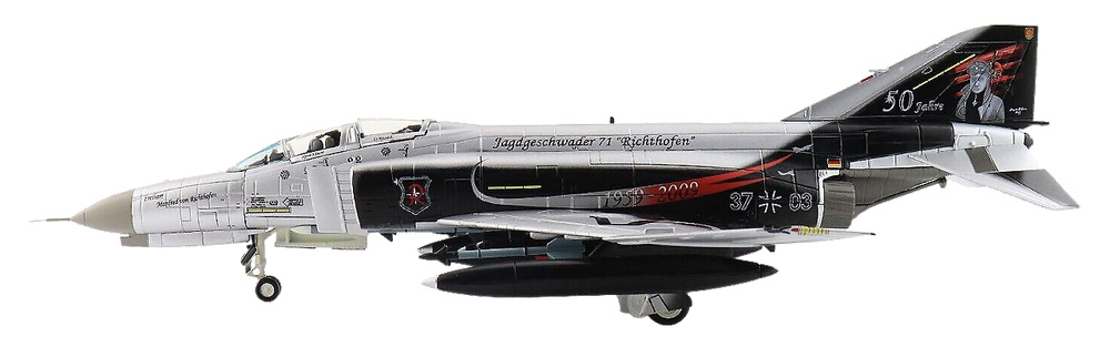F-4F Phantom II JG-71, 50TH Anniversary 37+03 Luftwaffe, 1:72, Hobby Master 