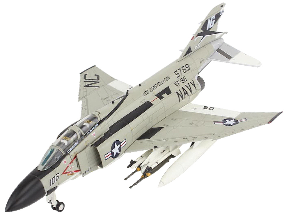 F-4J Phantom II, USN VF-96 Fighting Falcons, Showtime 106, Matt Connelly, USS Constellation, Vietnam, 1972, 1:72, Hobby Master 