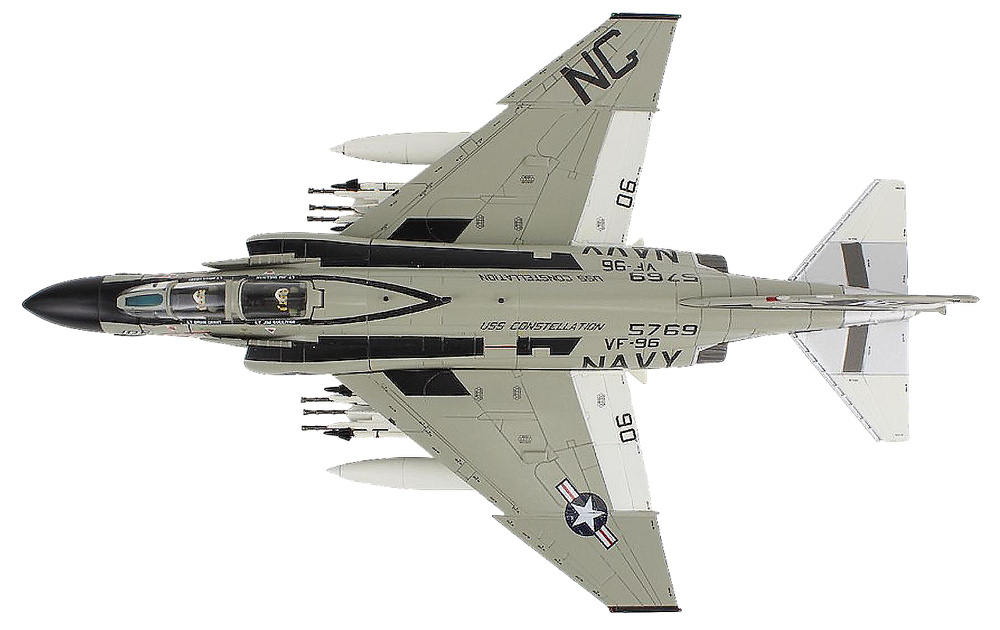 F-4J Phantom II, USN VF-96 Fighting Falcons, Showtime 106, Matt Connelly, USS Constellation, Vietnam, 1972, 1:72, Hobby Master 