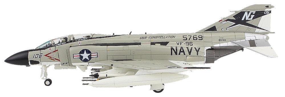 F-4J Phantom II, USN VF-96 Fighting Falcons, Showtime 106, Matt Connelly, USS Constellation, Vietnam, 1972, 1:72, Hobby Master 