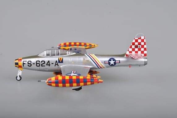 F-84E-30,Flown by 86th FBG Commander Col. George Laven,of 527th FBS , Germany, 1951, 1:72, Easy Model 