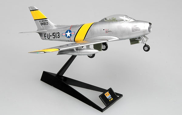 F-86F-1-NA Sabre, 334FS USAF, Pilot Maj. James Jabara, July, 1953, 1:72, Easy Model 