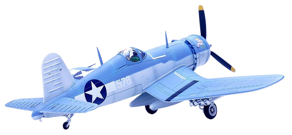 F4U-1 Corsair, VMF-214, First Lieutenant Edwin L. Olander, October 1943, 1:72, Legion 14619LI 
