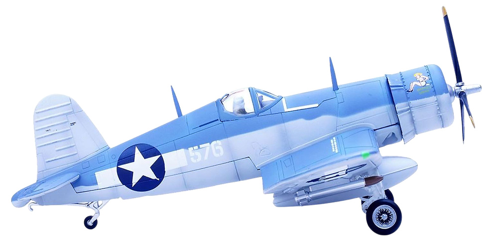 F4U-1 Corsair, VMF-214, First Lieutenant Edwin L. Olander, October 1943, 1:72, Legion 14619LI 