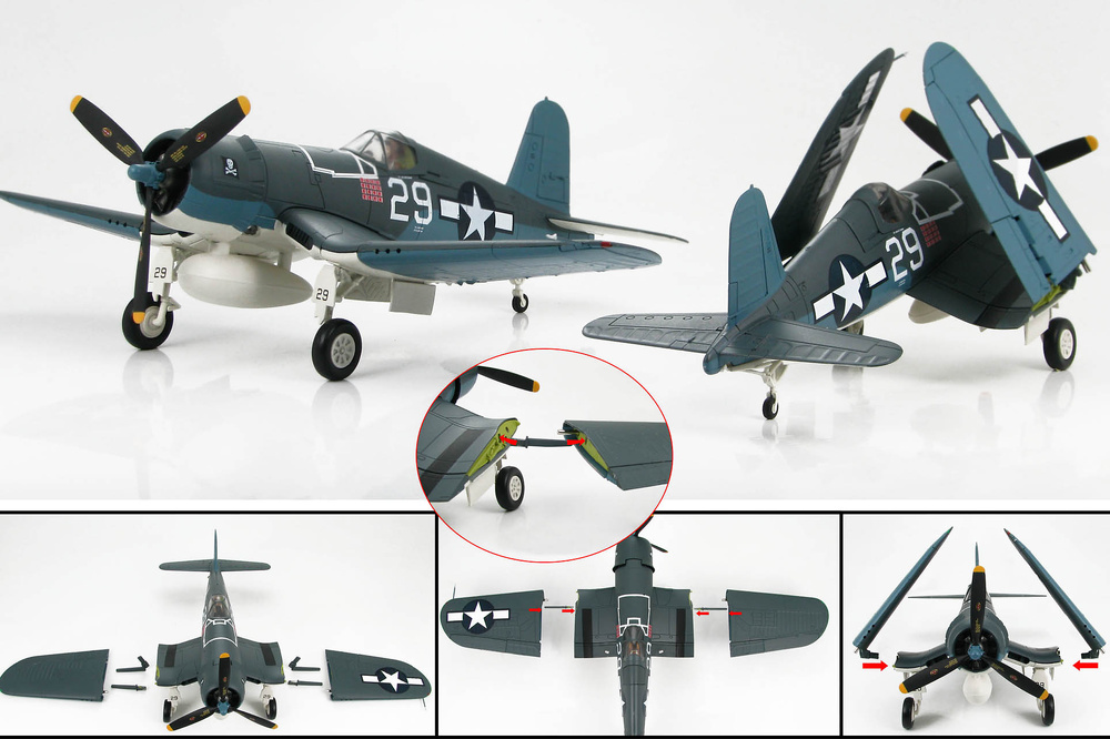 F4U-1 Corsair No.15, James N. Cuppmunda, VMF-213, 1943, 1:48, Hobby Master 