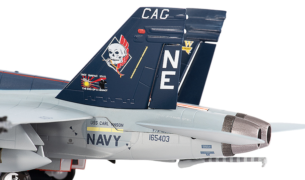 F/A-18C Hornet U.S. NAVY VFA-34 Blue Blasters, The Last Cruise, 2018, 1:72, JC Wings 