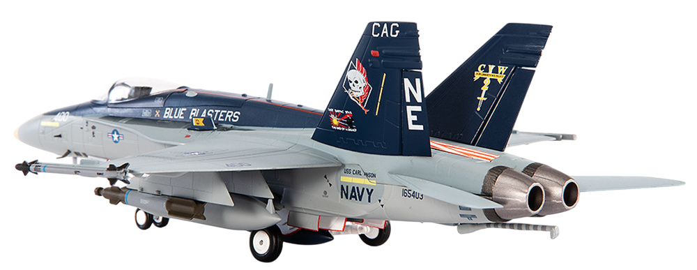 F/A-18C Hornet U.S. NAVY VFA-34 Blue Blasters, The Last Cruise, 2018, 1:72, JC Wings 
