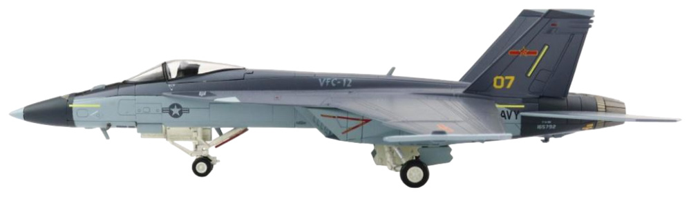 F/A-18E Super Hornet 07/165792, VFC-12, US NAVY, NAS Oceana, June 2021, 1:72, Hobby Master 