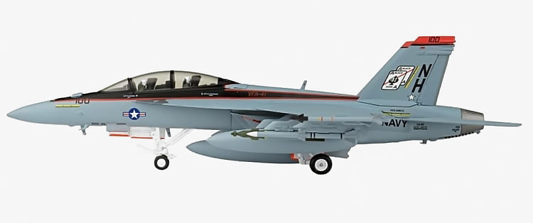 F/A-18F Super Hornet VFA-41 Black Aces, USS Nimitz CVN-68, 2008, 1:72, JC Wings 