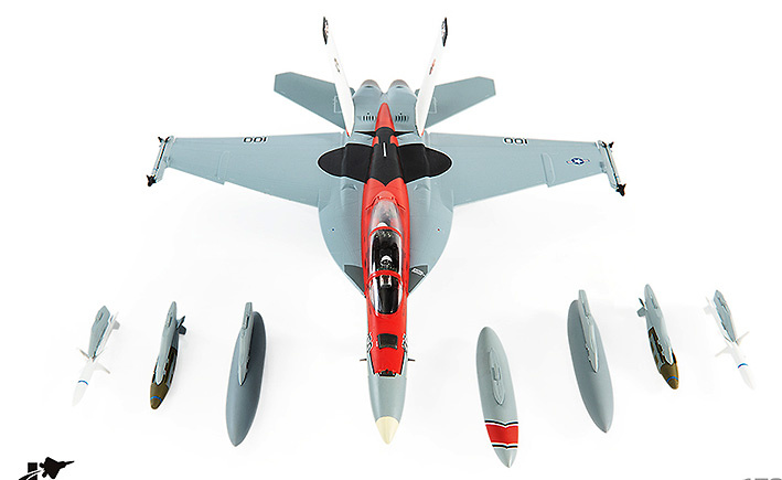 F/A18F Super Hornet US Navy, VFA-41 Black Aces, 70th Anniversary Edition, 2015, 1:72, JC Wings 