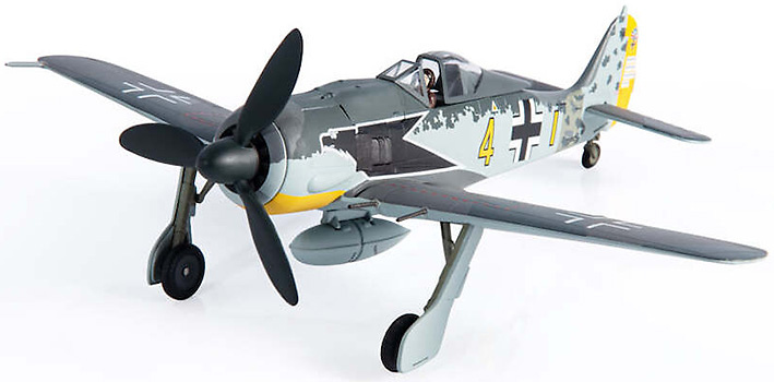 FW190A-4 Luftwaffe Major Siegfried Schnell, JG2, France, 1943, 1:72, JC Wings 