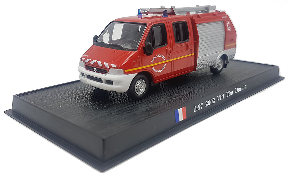 Fire Truck VPI Fiat Ducato, 2002, 1:57, Atlas Editions 