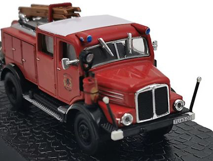 Fire truck Horch H3A, 1:72, Atlas Editions 