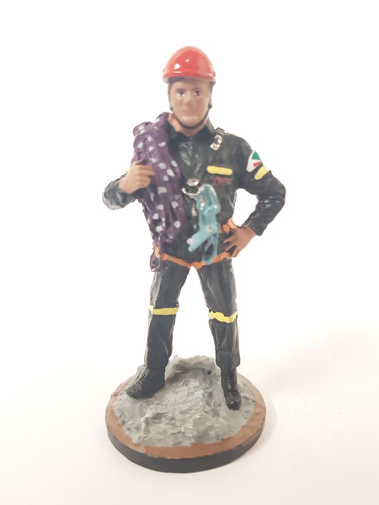 Firefighter climbing operations, Italy, 2007, 1:30, Del Prado 