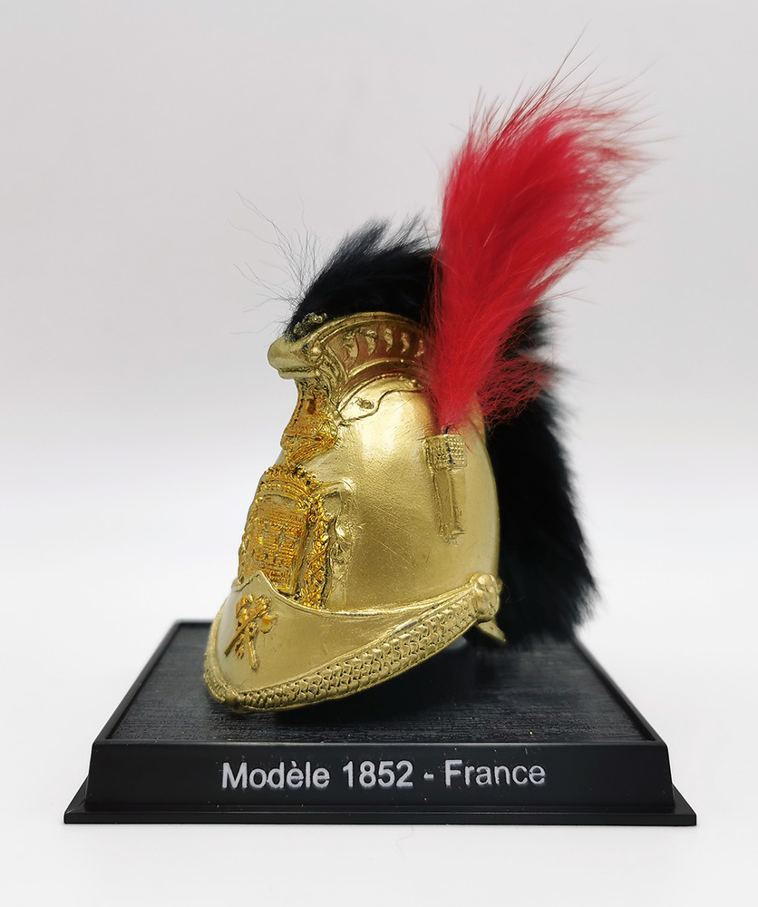 Firefighter helmet, 1852, France, Del Prado 