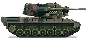 Flak Gepard tank, with radar and weaponry, Germany, 1:87, Märklin 