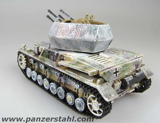 Flakpanzer IV Wirbelwind, Alsacia 1945, 1:72, Panzerstahl 