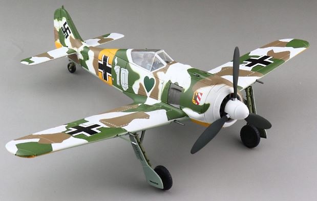 Focke-Wulf Fw 190A, Luftwaffe 1./JG 54, White 10, Walter Nowotny, Staraya, Russia, March, 1:48, 1943, Hobby Master 