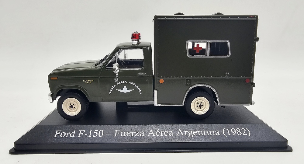 Ford F-150, Argentinian Air Force, Service Vehicle, 1982, 1:43, Atlas 