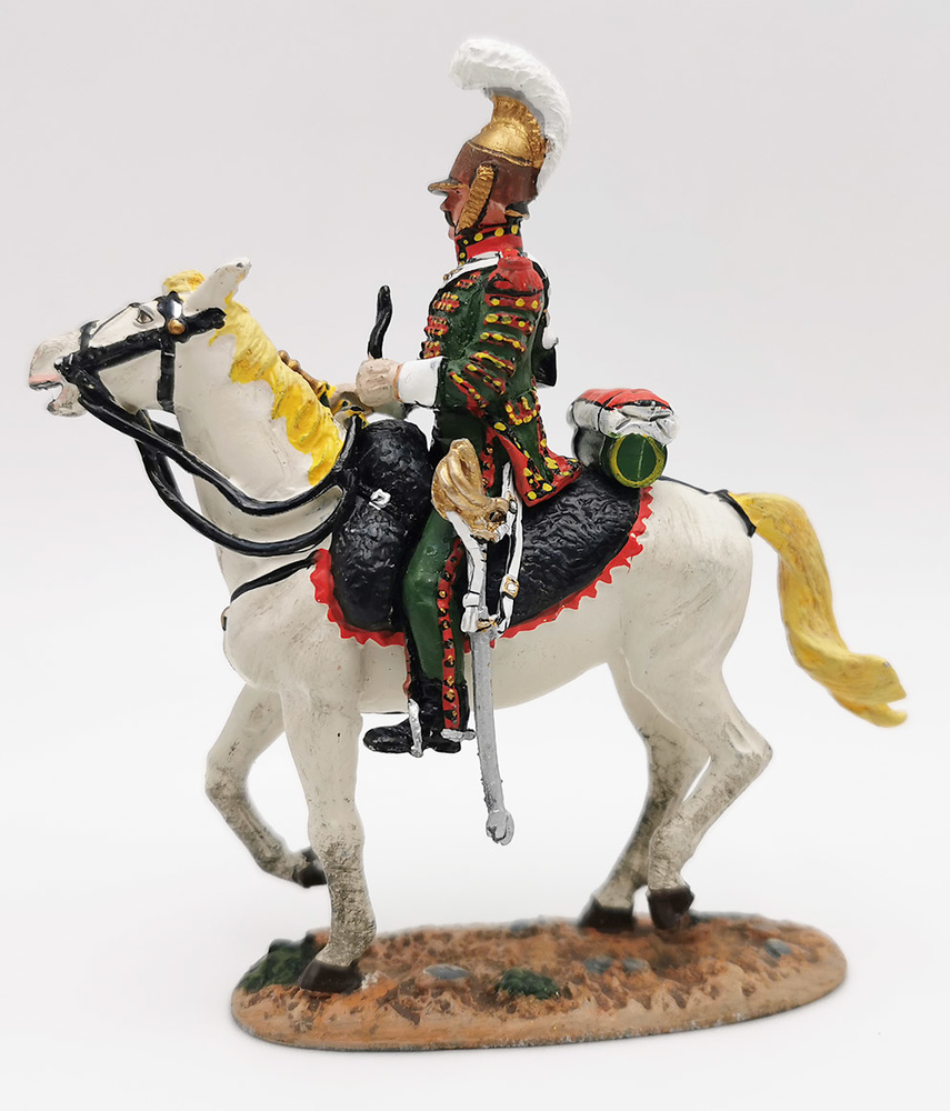 French soldier on horseback lancer regiment, 1812, 1:30, Del Prado 