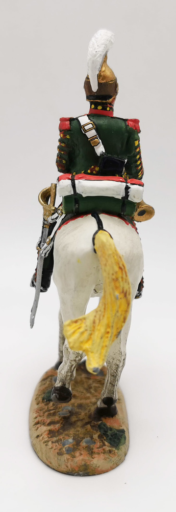 French soldier on horseback lancer regiment, 1812, 1:30, Del Prado 