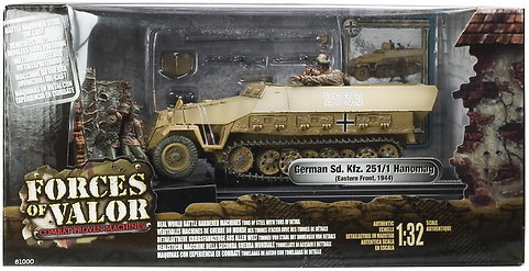 GERMAN Sd. Kfz. 251/1, HANOMAG, 1:32, Forces of Valor 