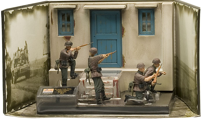 German Army Elite, urban combat, Belgrado, 1941, 1:35, Easy Model 