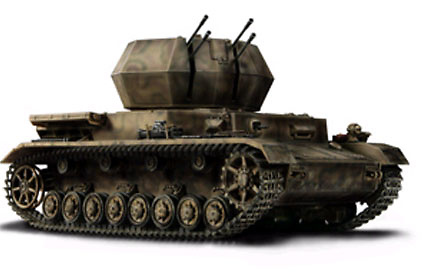 German Flakpanzer IV Wirbelwind, 1:32, Forces of Valor 