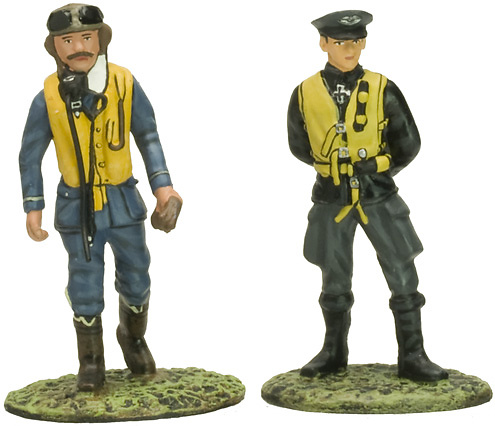 German Pilot and British Pilot, WWII, 1:32, Altaya 