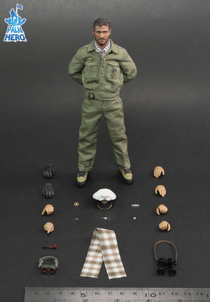 German U-Boat Commander Lehmann, Palm Hero Series WWII, 1:12, Did XD80026 