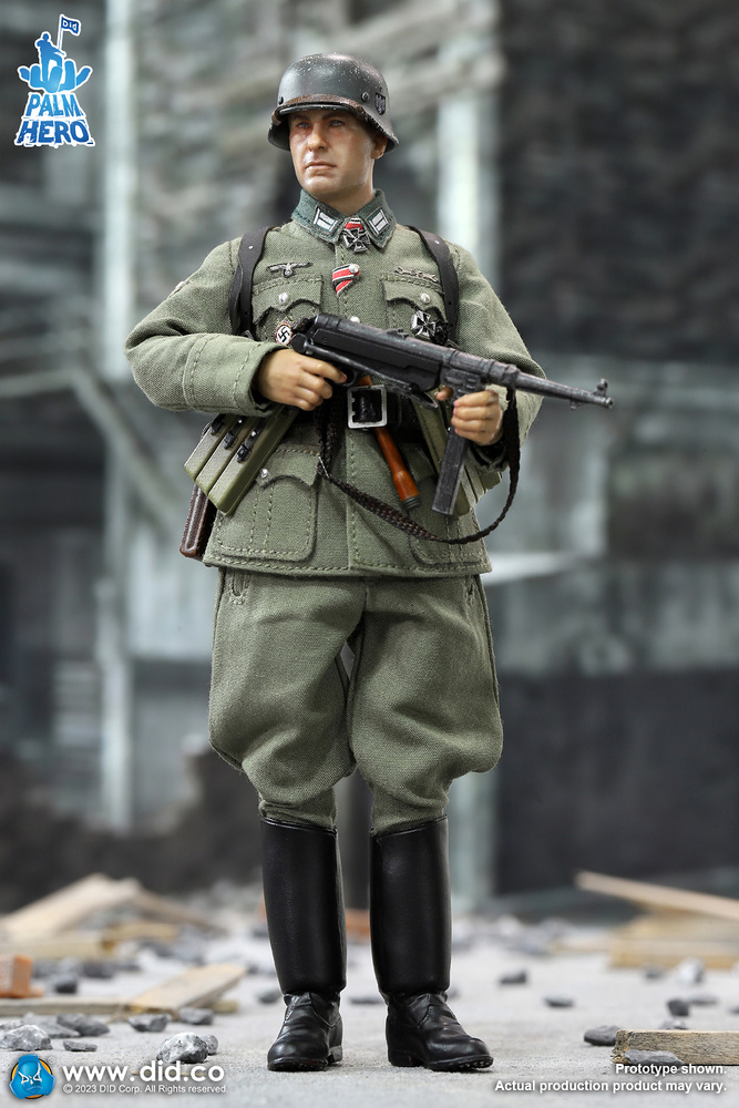 German WH Infantry Captain Thomas, Palm Hero Series WWII, 1:12, Did 