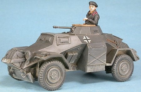 German armoured car Sd.Kfz.221, 1:48, Gasoline 