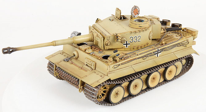 German heavy tank (early production) Tiger I Ausf. E, 1:35, Zvezda 