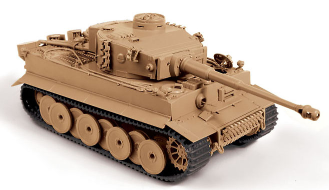 German heavy tank (early production) Tiger I Ausf. E, 1:35, Zvezda 