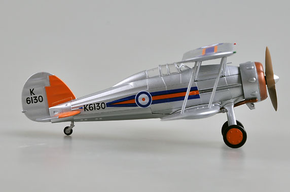 Gladiator Mk.I, 72 Sqn , RAF K6130, 1:72, Easy Model 