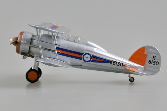 Gladiator Mk.I, 72 Sqn , RAF K6130, 1:72, Easy Model 