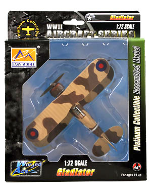 Gladiator Mk.I, 94 Sqn, Iraq Conversion Flight, RAF GO-D, L7616, 1:72, Easy Model 