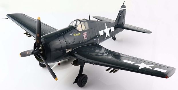 Grumman F6F-5 Hellcat, USN, Minsi II, David McCampbell, USS Essex, 1944, 1:32, Hobby Master 