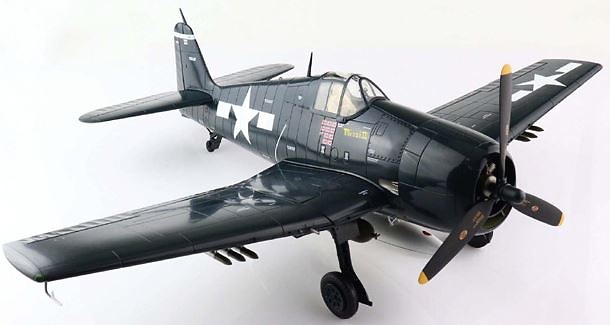 Grumman F6F-5 Hellcat, USN, Minsi II, David McCampbell, USS Essex, 1944, 1:32, Hobby Master 
