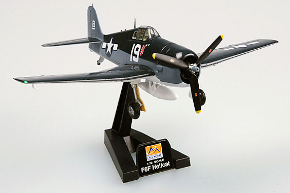 Grumman F6F-5 Hellcat, VF-6, USS Intrepid, 1944, 1:72, Easy Model 