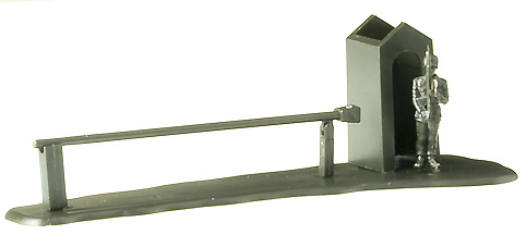 Guard post with soldier, Minitanks 