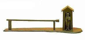 Guard post with soldier, Minitanks 