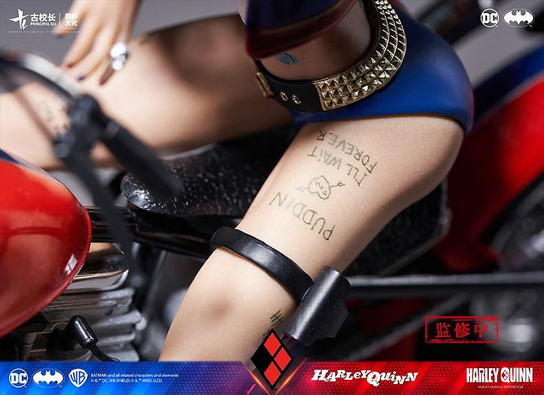 Harley Quinn & Motorcycle, 1:10, Principal Gu 