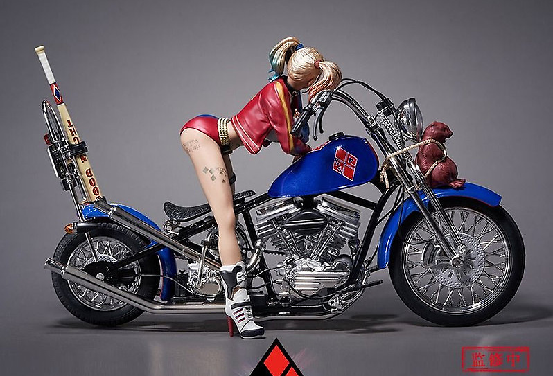 Harley Quinn & Motorcycle, 1:10, Principal Gu 