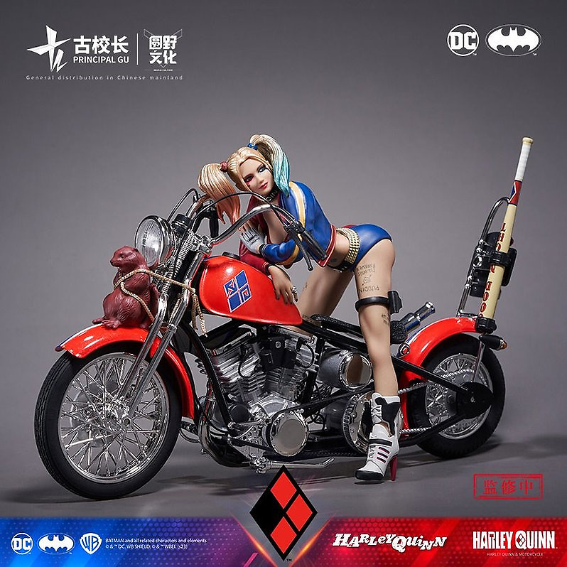 Harley Quinn & Motorcycle, 1:10, Principal Gu 