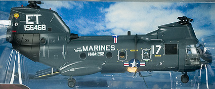 Helicopter CH-46D, Marines, Seaknight, 1:72, Easy Model 